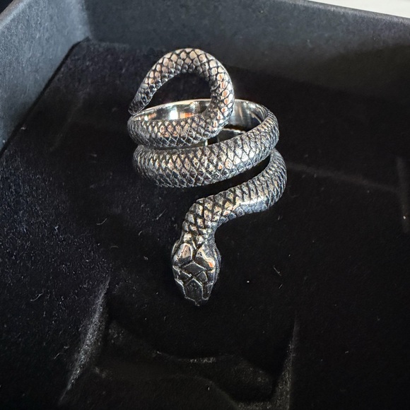 Silver Snake Ring - Picture 3 of 4